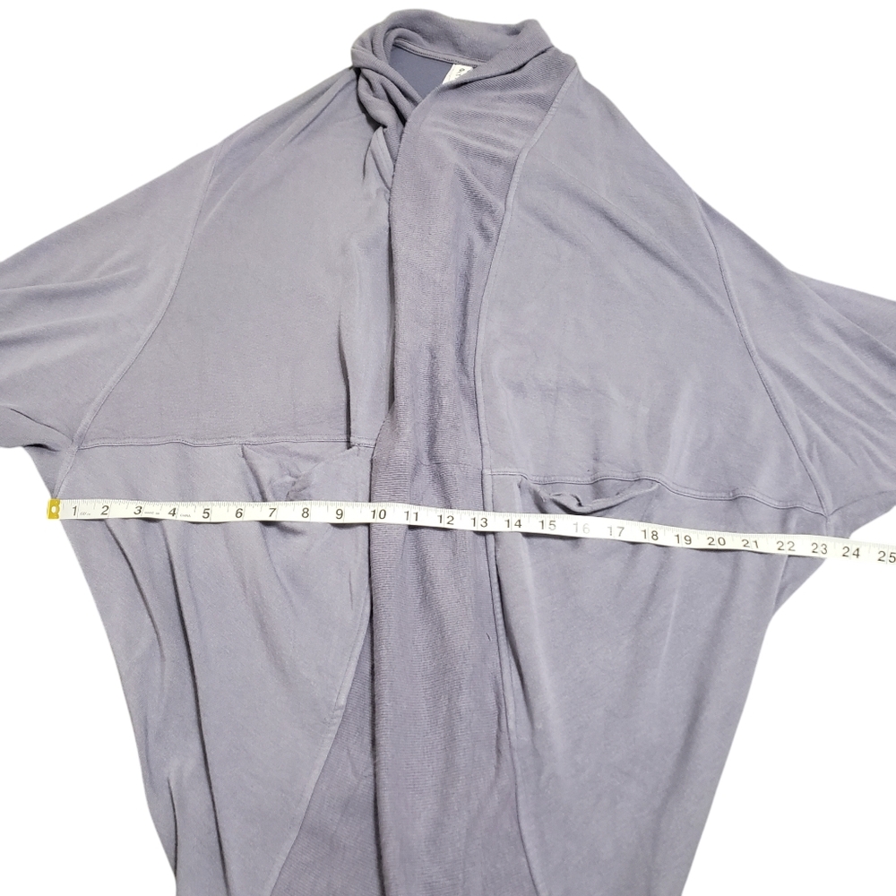 Athleta Ethereal Cocoon Wrap Cardigan Purple Sz S/M - Picture 8 of 13